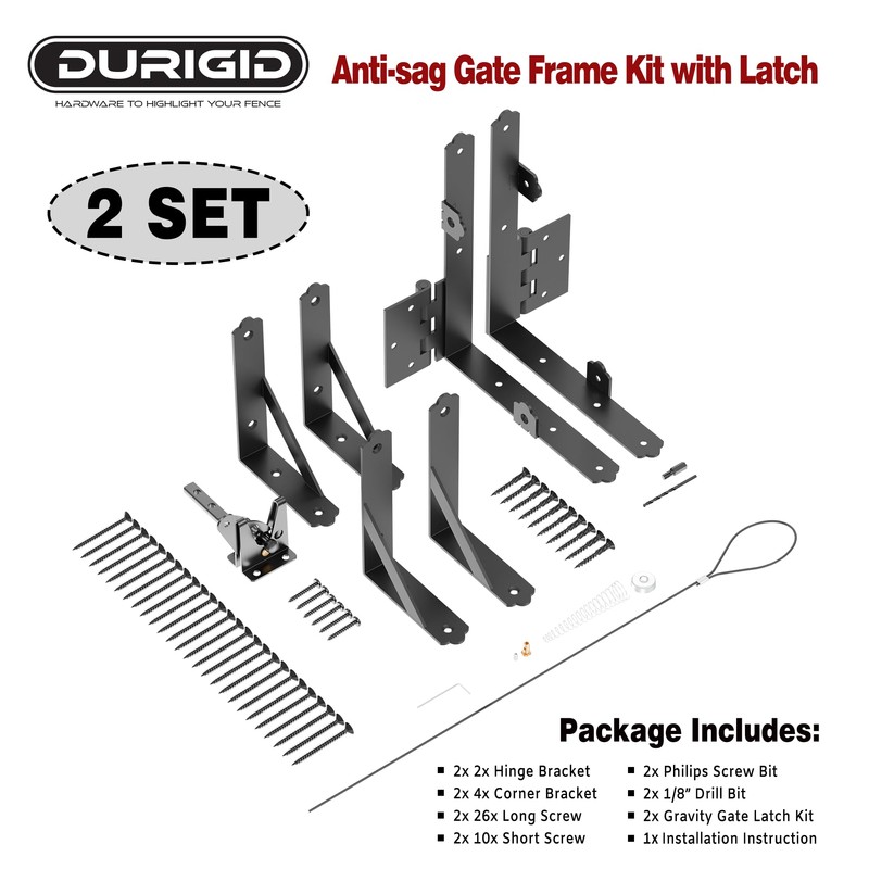 Wood Fence Gate Kit Gate Kits, Gate Frame Kit with