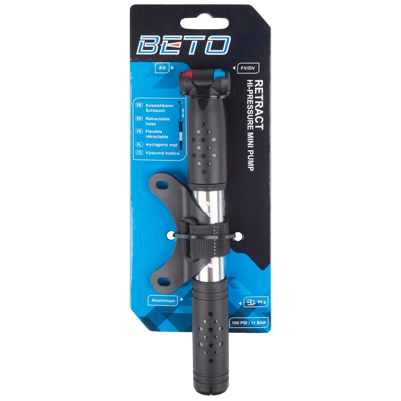 BETO Luftpumpe Mini-Pumpe, Silber, 470359