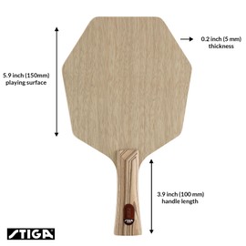 STIGA Unisex - Adult Pure Table Tennis Wood Master Concave