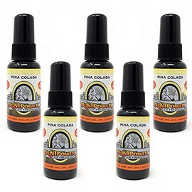 BluntPower (Pinacoloda, 5 Pack) Concentrated Air Freshener - Premium Oil Based Air Freshener Spray For Home and Car - Long-Lasting Bathroom Spray, Car Freshener, & Odor Eliminator Spray