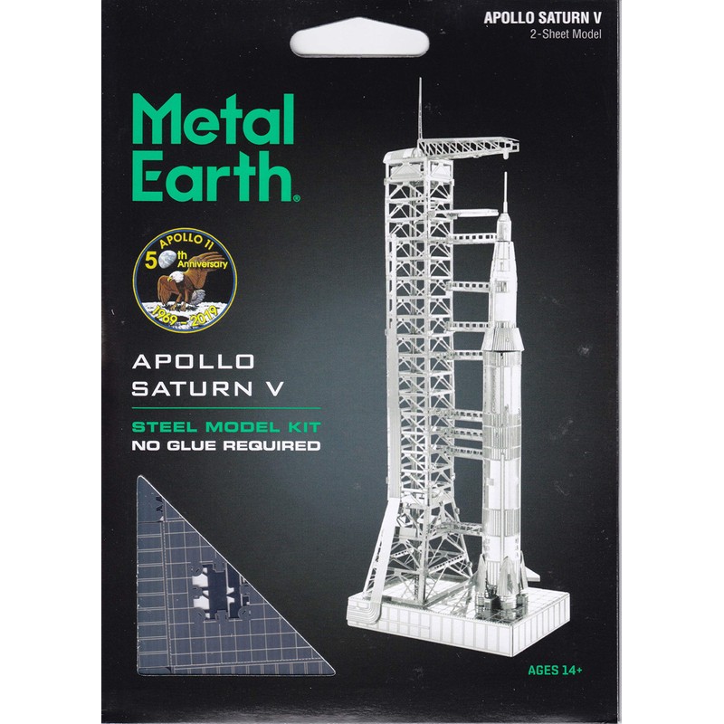 Fascinations Metal Earth Apollo Saturn V with Gantry 3D Metal