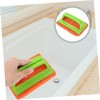 Healeved Plastic Handle Sponge Brush Kitchen Cleaning Sponge Scouring Pad