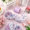 20 Yard Hydrangea Wired Edge Ribbon Purple Hydrangea Flower Craft