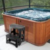 DECOHS Foldable Spa Hot Tub Steps, Non-Slip 2 Step Stool