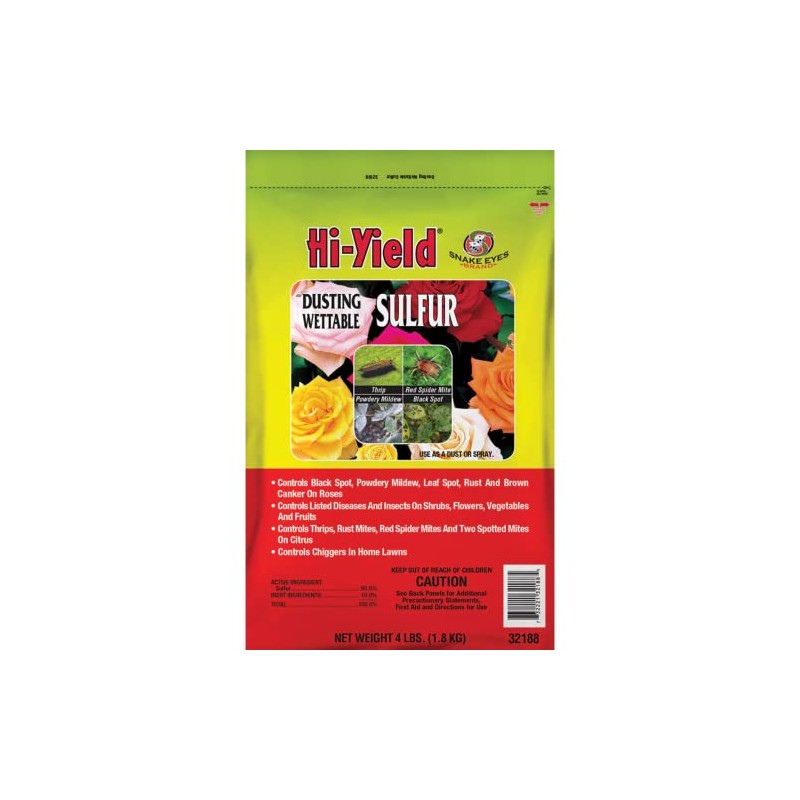 Hi-Yield (32188) Dusting Wettable Sulfur (4 lb.)