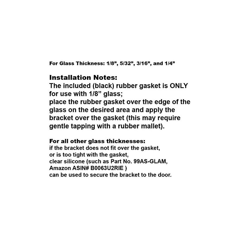 TechnologyLK Gordon Glass® 3" Oil Rubbed Bronze Frameless Shower Door