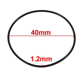 sourcing map Pack of 20 O Ring Sealing Rings Rubber Seal 42.4 mm AD 40 mm ID 1.2 mm Nitrile Rubber NBR Washer Seal Kit for Sealing Elements Tap Connector Repair Car