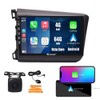 Kunfine Car CarPlay Android Auto Navigation Stereo GPS Radio Reverse