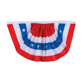 Fun Express - Usa Bunting for Fourth of July - Home Decor - Outdoor - Banners & Windsocks & Flags - Fourth of July - 1 Piece