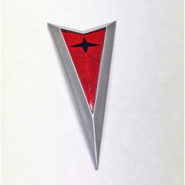 GTOG8TA 04-06 Pontiac GTO Front Bumper Arrowhead Arrow Emblem 04-06 OE Silver Black Star