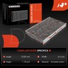 A-Premium 2-PC Cabin Air Filter with Activated Carbon Compatible with