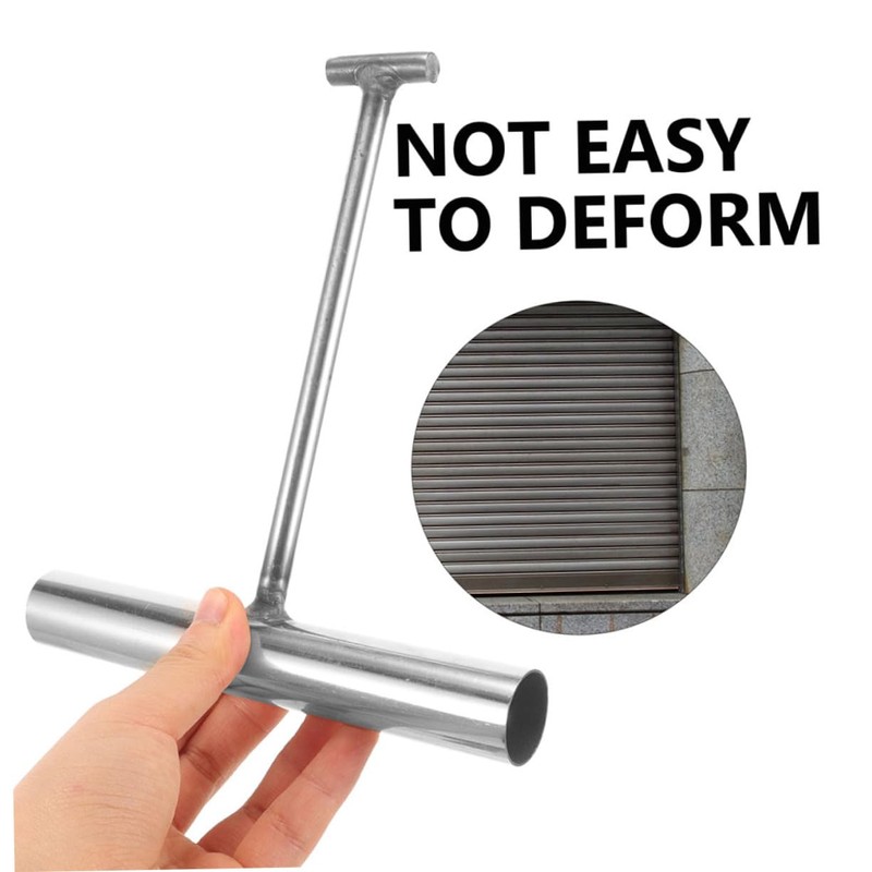 Angoily 2PCS Heavy Duty T-Shaped Manhole Hook for Lifting Manhole