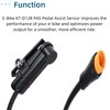 Ruimou 1Set KT-D12L 3Pin E-Bike PAS Magnetic Point Waterproof Pedal