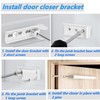 Storm Door Closer Bracket, Thickened Repair Jamb Bracket Durable Screen