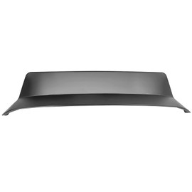 IKON MOTORSPORTS, Roof Spoiler Compatible with 1996-2000 Honda Civic Hatchback 2-Door, BYS Style Duckbill Unpainted Black ABS Rear Added On Lip Wing, 1997 1998 1999