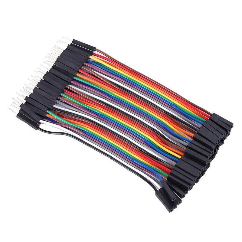 10Pcs Jump Wire Plastic Male to Female Connecting Cable for