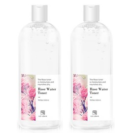 Restock Eartha Large Capacity Rose Water Toner 500ml x 2 Mildly Acidic Pore Moisture Toner / 재입고 어스로하 대용량 로즈 워터 토너 500ml x 2개 약산성 모공 수분 토너