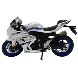 Doyusha GSX-R1000 Suzuki Diecast Motorcycle 1/12 White Finished Product