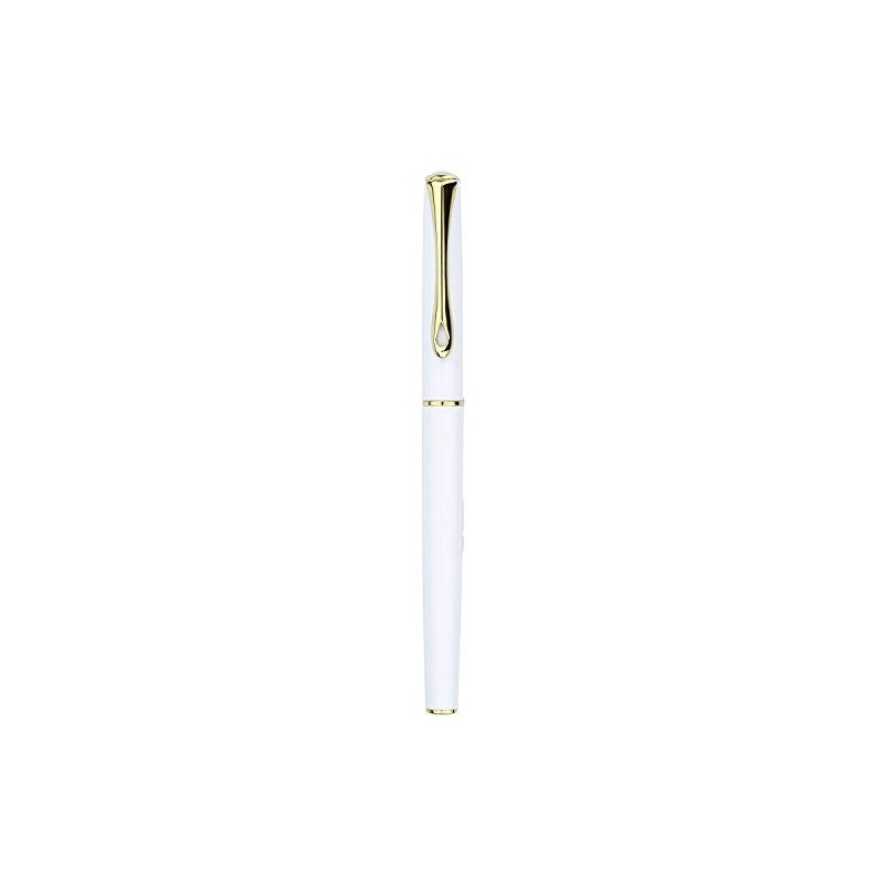 DIPLOMAT - D40705025 - Traveller Fountain Pen White and Gold