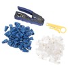 RJ45 Crimping Tool Multifunctional Ethernet Crimper Cutter Stripper for Cat5
