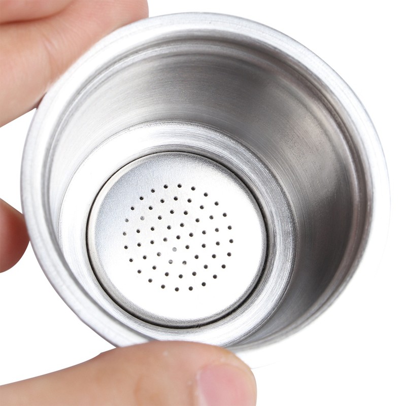 Stainless Steel Reusable Refillable Coffee Capsule Cup Fit for Dolce