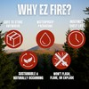 EZ Fire Firestarter – All-Natural Fire Starters for Campfires, Fire