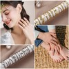 IRONBOX 12 Pcs Adjustable Knuckle Rings for Women 14K Gold