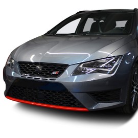 Finest Folia, Spoiler Blade Film, Lip Front Spoiler Splitter, red