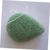 BIUDECO 3pc Drop Shape Facial Sponge Set Natural Bamboo Cleansing
