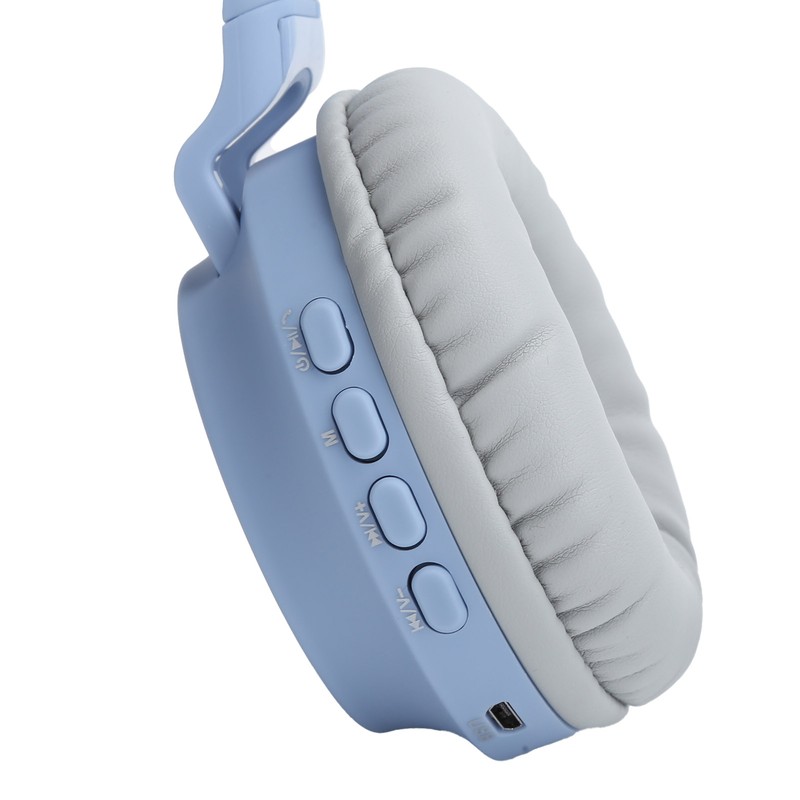 Cat Ear Headphone 3D LED Light Wireless Bluetooth 5.0 Foldable