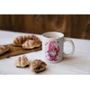 MAXIKIWI Glatte, langlebige Keramik-Kaffee- oder Teetasse für Zuhause oder Büro