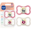 MAM Supreme Night Pacifiers (2 Pack, 1 Sterilizing Pacifier Case),