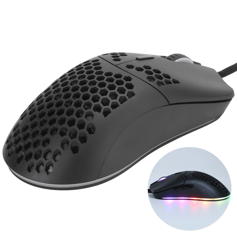 AJAZZ Wired Mouse Gaming Ultralight DPI Adjustable 7 Key Computer