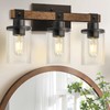 GOEBLESON 3-Light Bathroom Light Fixture, Farmhouse Vanity Lights for Bathroom