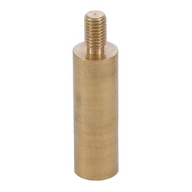 B&P Lamp Smooth Brass Shade Riser 1/4-27F, 2 Inches