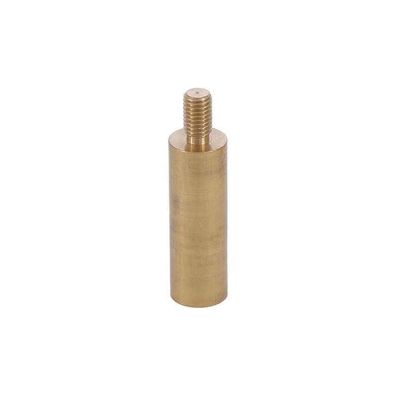 B&P Lamp Smooth Brass Shade Riser 1/4-27F, 2 Inches