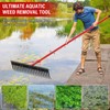 Extra Large Aquatic Weed Rake Heavy Duty Aluminum Pond Rake