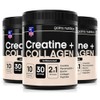 GN Creatine + Bovine Collagen Peptides Powder, Unflavoured, 5g Creatine