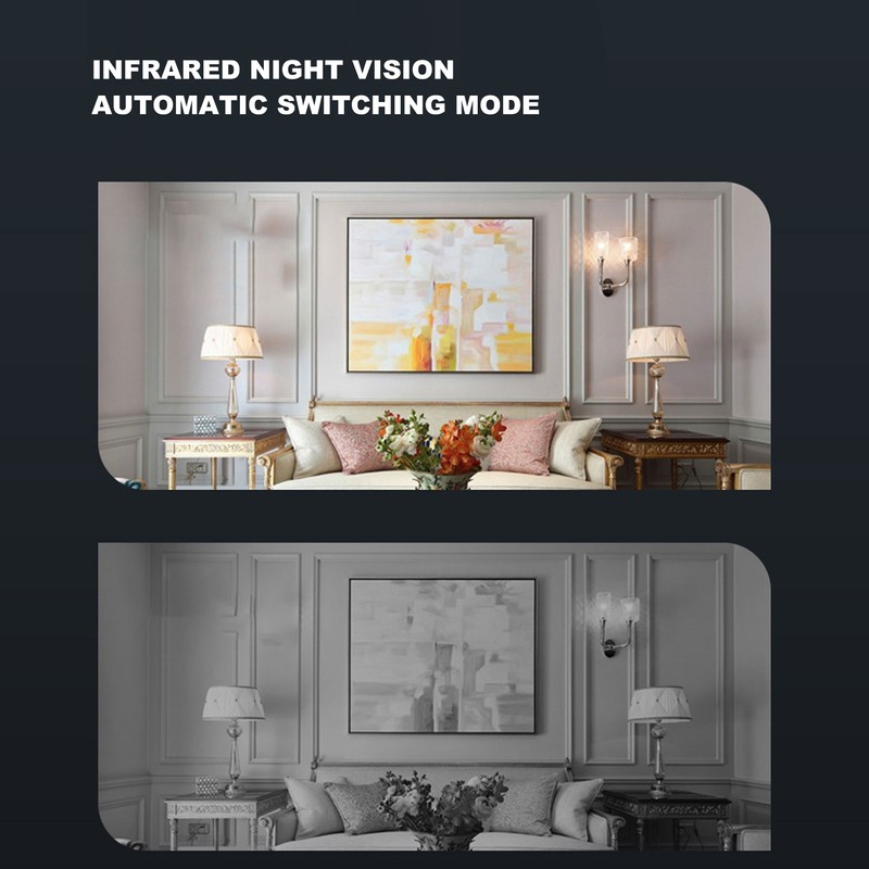 1080P X2 Camera High Definition Night Vision Motion Detection Infrared