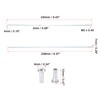 X AUTOHAUX 95pcs 14G J Bend 238mm x 2mm Bike
