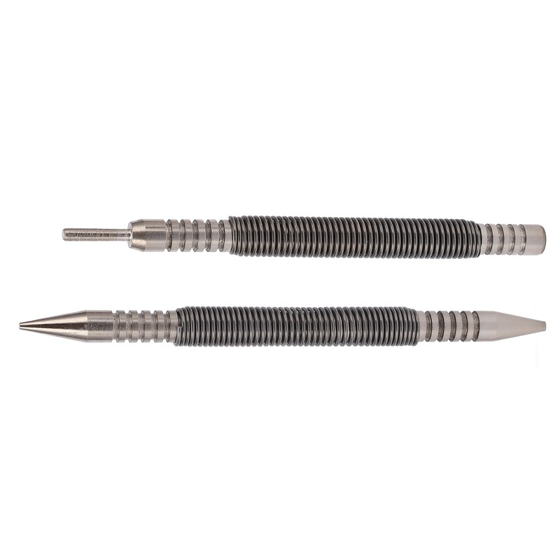 2pcs Hinge Pin Punch Set Spring Loaded Design Carbon Steel