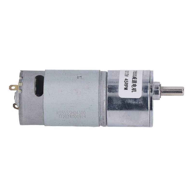 DC Geared Motor 45RPM Brass Coil Reversible Self Locking Wear