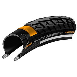 Continental Unisex Adulto Ride Tour Pneumatico, Nero, 28 x 1.75