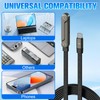Sideways Phone Charger, 240W Fast Charging Cable, Invisible Stand Charging