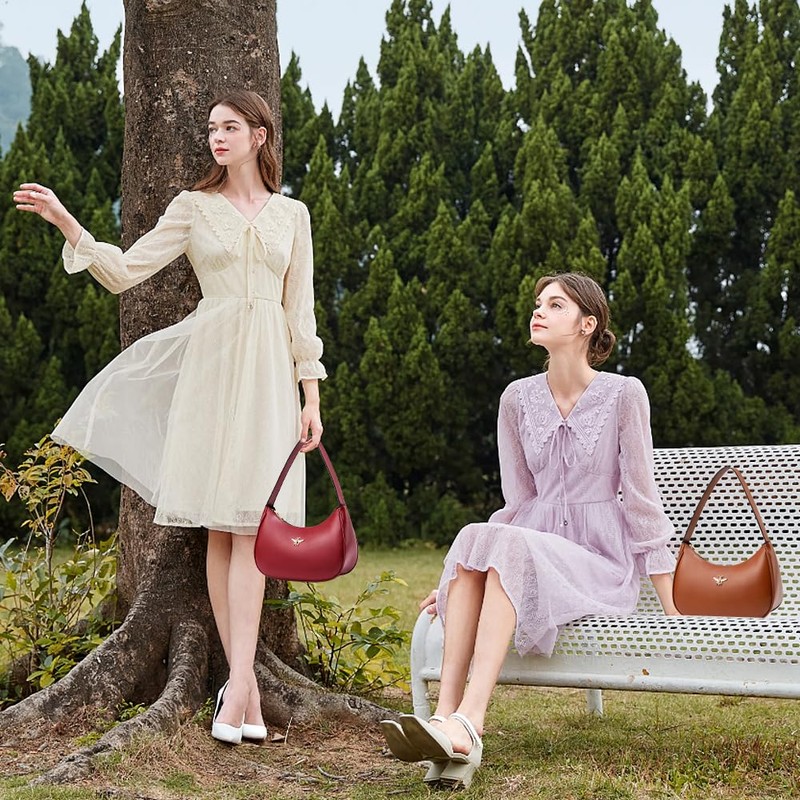 Crescent Shoulder Bags for Women Small Classic Shoulder Underarm Purse