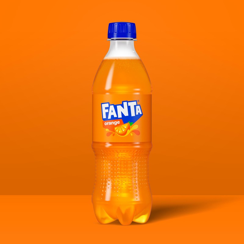 Fanta Orange Soda Soft Drink, 16.9 fl oz Bottles, 6