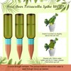 SiliFine 12 Pack Plant Watering Devices Include 6 Terracotta Self