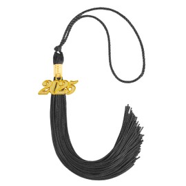 GRADFTY 2025 Tassel Graduation, Black Graduation Tassel for Graduation Cap 2025,Black 2025 Graduation Tassel