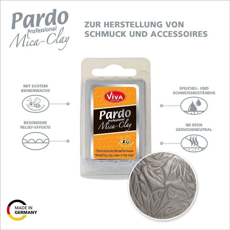 PARDO Mica Clay 56g-Platinum