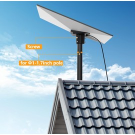 Bindokun Starlink Gen 3 Pipe Adapter, Starlink Gen 3 Mount, Starlink Wall Mounting Kit Compatible with Starlink Gen 3 Standard Dish, Aluminum Pole Mount Adapter for StarLink Gen3/V3 Kickstand Dishy